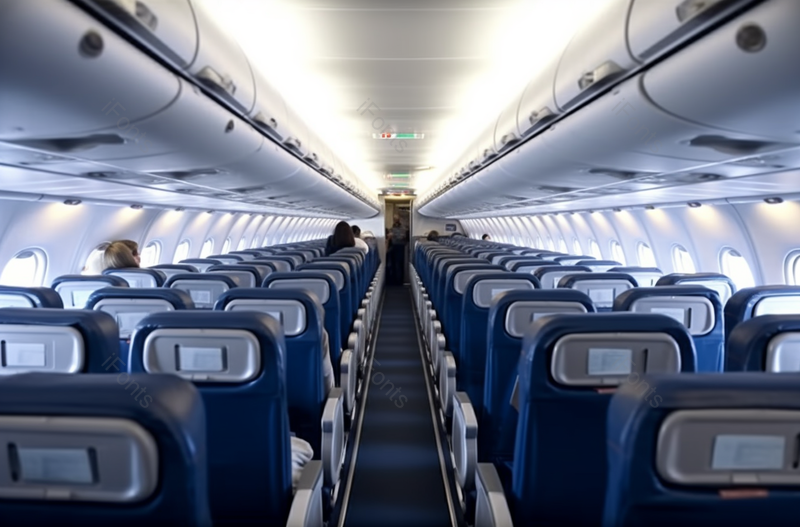 飞机内部机舱座位有人坐着背景图,高清,摄影图,摄影图片,图片大全,摄影图免费下载